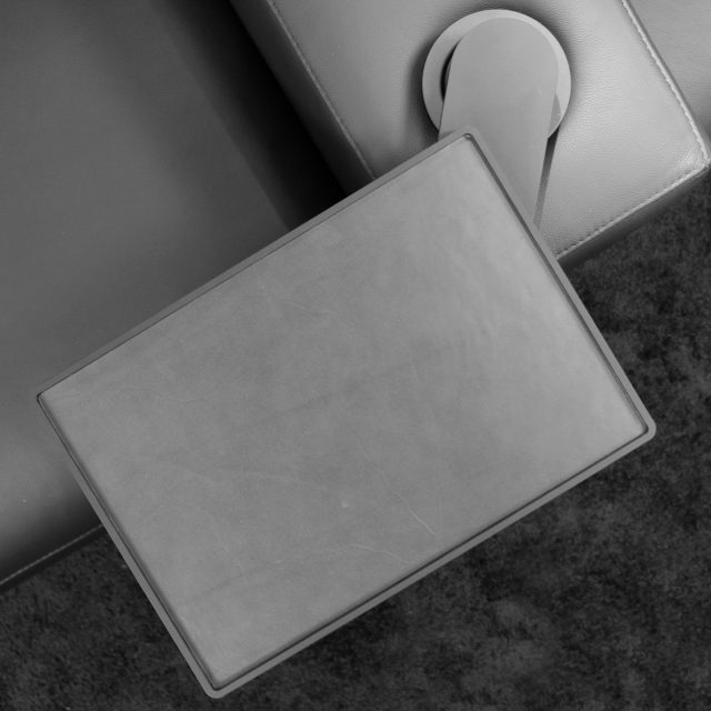 Cineak rotating swivel table luxury cinema accessories slim design