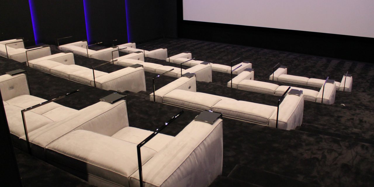 GRAMERCY sofa, luxury cinema, the one Los Angeles