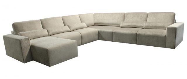 Largo Media room Cinema L-shape Cineak beige