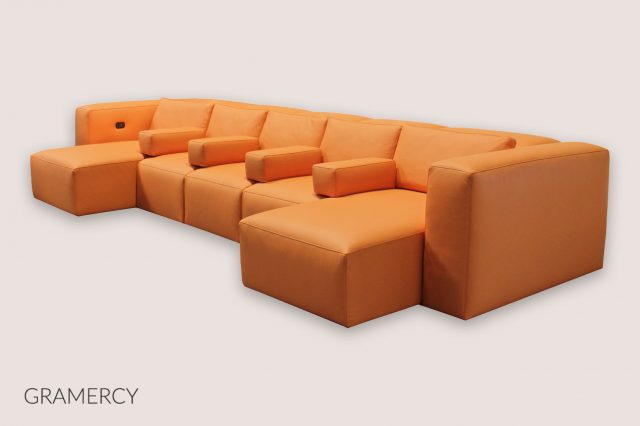 Gramercy motorised sofa with chaise