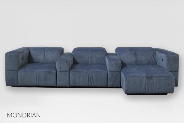 Mondrian luxury design sofa for home theater