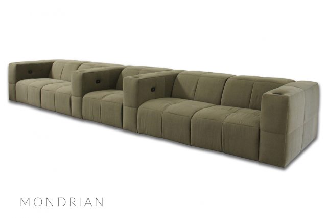 Media room Gramercy sofa cinema by Cineak