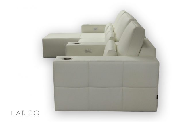 Custom Home cinema seat - luxury leather cineak