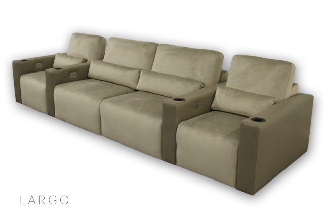 Largo Seating by Cineak luxury cinema Living room 2