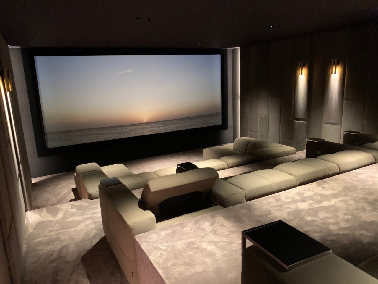 modern luxury private cinema by piet boon with Cineak Mondrian
