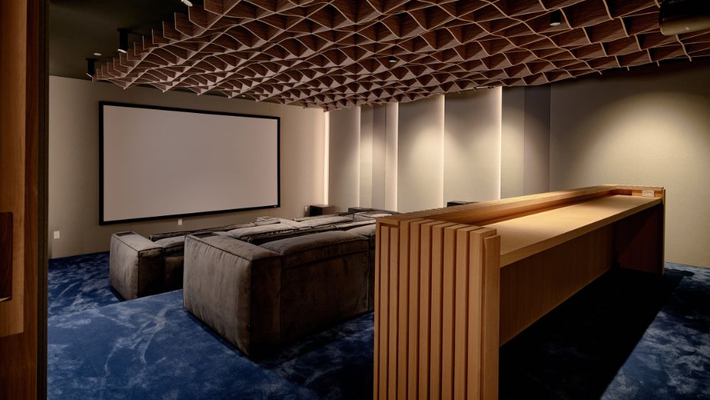 bel-air mansion private cinema with Cineak's gramercy luxury seating