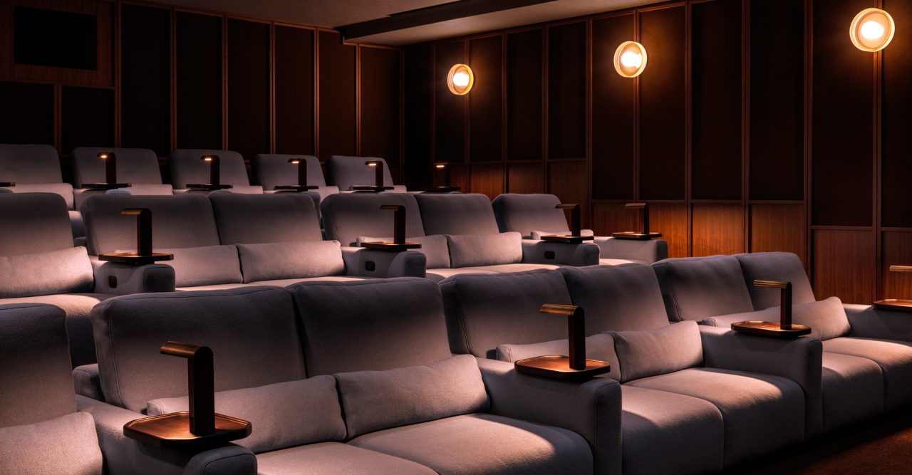 Sandbox Films - Screening room featuring Cineak's Largo Cinema seats